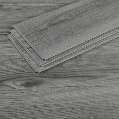 Light Concrete Look Waterproof Lvt Vinyl Plank PVC Click Spc Floor Tile
