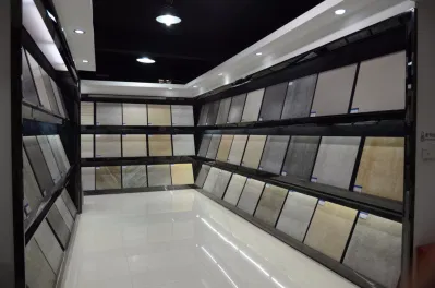 600X600mm Rough Surface Porcelain Beige Color 2cm Thick Tile