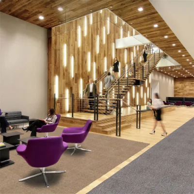 China Cheapest Price Polypropylene PVC 50X50 Commercial Office Floor Carpet Tile for Sale