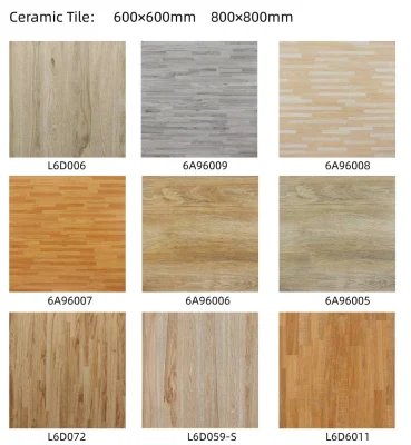 800*800 Ceramic Wood Flooring Tile for Commercial