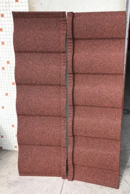 China Manufacturers Construction Materials Roofing Tiles Color Stone Coated Metal Roof Tiles Factory in Guangzhou