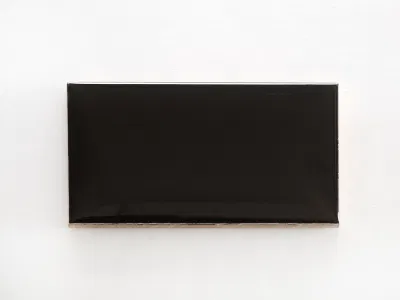 Fashion Classic Design Style Wall Decoration Black Ceramic Subway Tile
