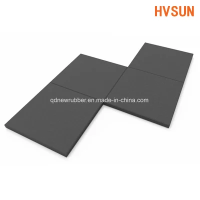 China Outdoor or Indoor Cheap Rubber Interlocking Floor Tiles