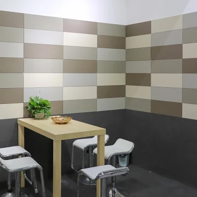 30X30/30X60/60X60cm Super Black and White Brown Porcelain Floor Tile for Living Room Bathroom Kitchen Floor