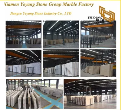 Natural White/Beige Wooden Stone Marble Flooring Tiles/Wall/Slabs for Kitchen/Bathroom/Construction/Decoration/Building