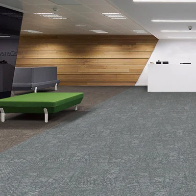 Indoor Non Woven Rug 50X50cm Grey Full Room Carpet Tile