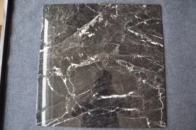 Factory Price Interior Home Decorative Black Porcelain Ceramic Floor Tile