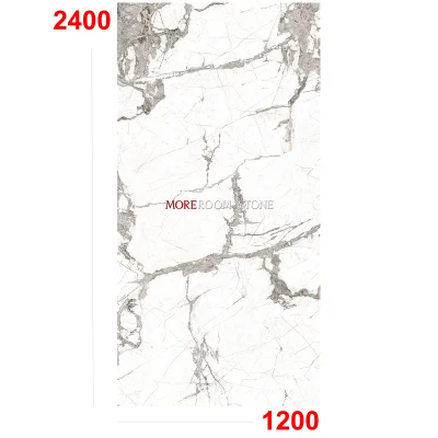 900X1800 Full Body Carrara White Marble Look Big Size Porcelain Tiles