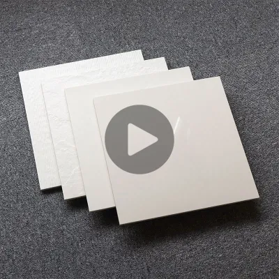 30X30/30X60/60X60cm Super Black and White Brown Porcelain Floor Tile for Living Room Bathroom Kitchen Floor