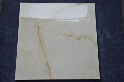 Double Glazed White Porcelain Tile Looks Like Marble 600X600mm White Ceramic Marble Stone Full Polished Glazed Porcelain Vitrified Floor Wall Tiles