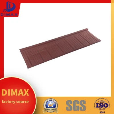 Waterproof Lightweight Woodgrain Roofing Wall Floor Colored Stone Coated Steel Roof Tile