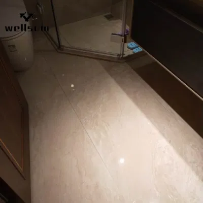 120*60 Glossy Polished Ceramic Wall Beige Pink Marble Porcelain Tile for Floor