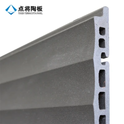 18mm Wave Surface Terracotta Clay Panel Tile for Curtain Wall