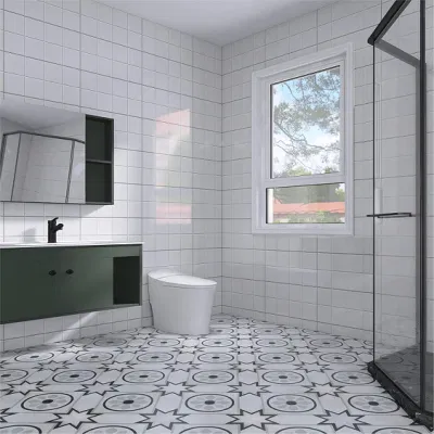 Hexagon Square Tiles PVC Waterproof Self Adhesive Tiles DIY for Kitchen Backsplash Bathroom