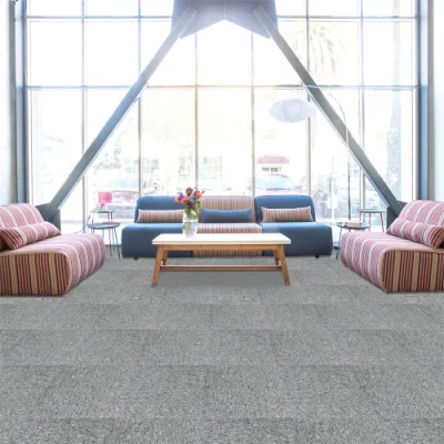 China Cheapest Price Polypropylene PVC 50X50 Commercial Office Floor Carpet Tile for Sale