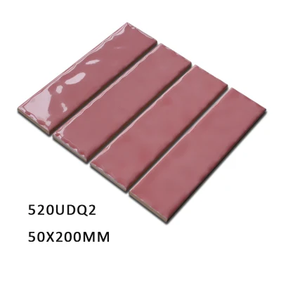 2*8 Inch Lovely and Romantic Color with Glazed Surface Bedroom and Living Room Tiles