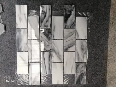 Lava Grey Andesite / High Quality Floor &amp; Wall Herringbone Mosaic Tiles