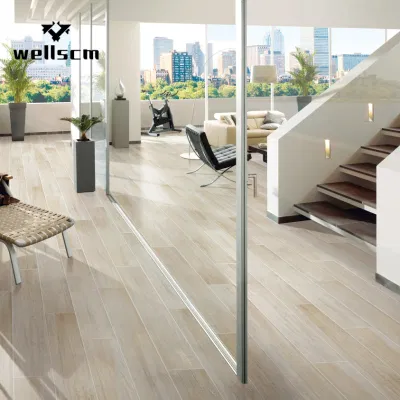 Industrial Kitchen Porcelain Floor Tile Light Grey Cement Look Full Body Gray Rustic Tile