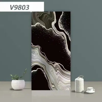 China Made Light Luxury Gilt Bronzing Marble Texture Decorative Floor Tile Porcelain Tile Mosaic Tile Wall Tile Ceramic Floor Tile Ceramic Glass