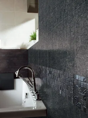 8mm Thick Full Polished Surface Porcelain Glazed Marble Tile with Carrara Grain Light Weight