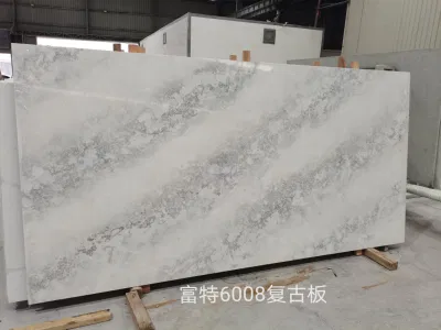 Concrete Rainy Bathroom Vanity Wall Panels Kitchen Cabinet Countertops Island Worktop Table Tops Artificial Stone Slab Quartz Tiles