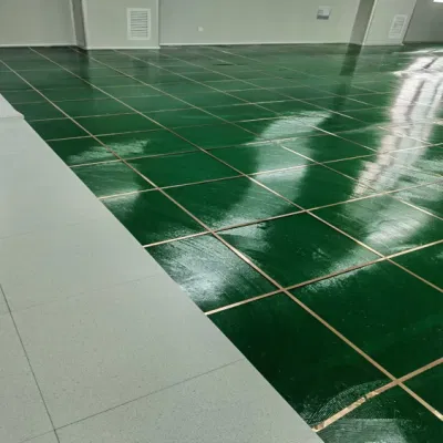 Conductive and Dissipative PVC Floor Tile 600X600mm Conductive Static Dissipative Flooring ESD Vinyl Floor Tiles China Supplier
