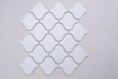 Germany Hotel Lobby Wall Decoration White Mosaic Tile