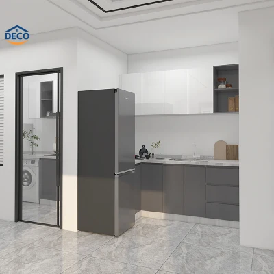 One-Stop Customization Kitchen Design Free 3D Modern Home Furniture Kitchen Cabinet Units L Shape Kitchen