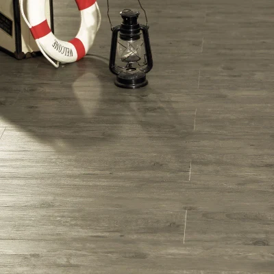 Customized 5.5mm Luxury Vinyl Tiles for Bathroom / Kitchens