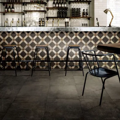 Concrete Design Glazed Rustic Porcelain Ceramic Wall/Floor/Flooring Tile for Building Material (CLT606)