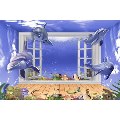 Anti-Slip 3D Super White Porcelain Polished Floor Tile with Many Size