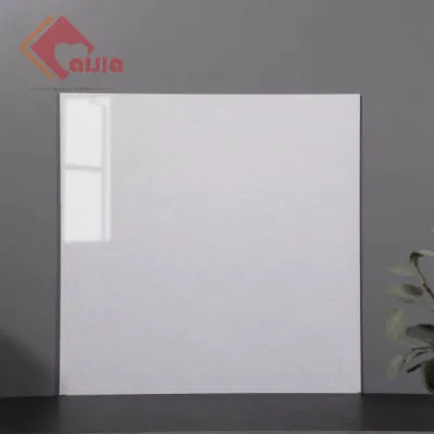 Terrazzo Glazed Porcelain Polished Tile Floor Wall Kitchen Bathroom White 600X600mm