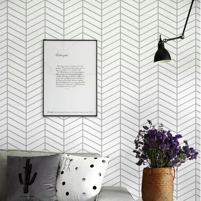 White and Black Kitchen Backsplash and Bathroom Herringbone Porcelain Wall and Floor Mosaic Tile