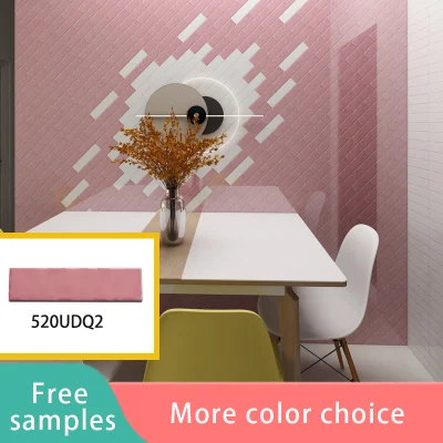2*8 Inch Lovely and Romantic Color with Glazed Surface Bedroom and Living Room Tiles
