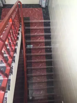 China Supplier Glazed Polished Porcelain Stairs Tile Ceramic Stair Tiles