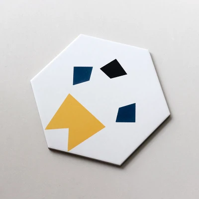 20*23cm Glazed Hexagon Tile for Kitchen Wall Decoration
