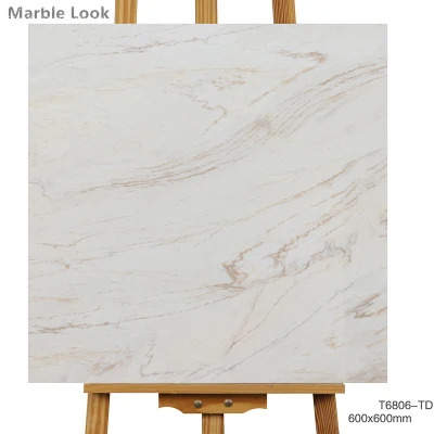 24&quot;X24&quot; Textured White Marble Flooring Ceramic Tile for Commercial