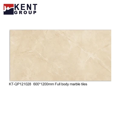 600*1200mm Anti-Scratch Full Body Marble Tile with Natural Pattern