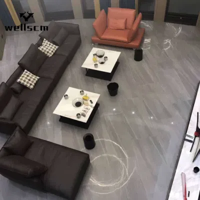 Wooden Like Grain Exterior Floor Dark Grays Porcelain Low Absorption Full Body Wood Tile for Outdoor