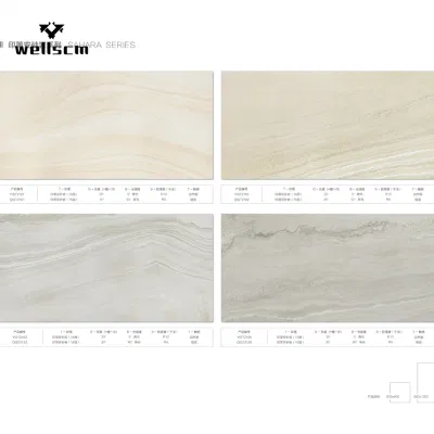 Ceramic Grey Color Glazed Floor Tiles 750 X 1500 Marble Porcelain Polished Glazed Floor Tiles Square for Kitchen