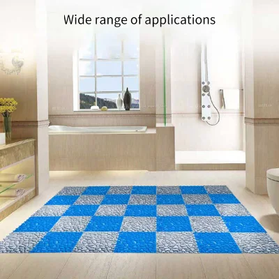 Interlocking Anti Slip Comfortable PVC Floor Tile for Bathtub