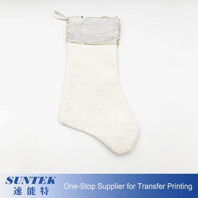 Christmas Linen Stocking for Sublimation