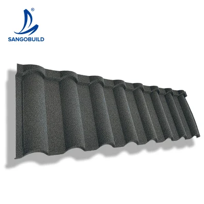 Wide Selection Roofing Materials Roofing Tiles Outside Wall Stone Coated Metal Roof Tile Made in China
