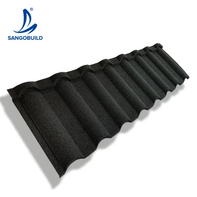 Wide Selection Roofing Materials Roofing Tiles Outside Wall Stone Coated Metal Roof Tile Made in China