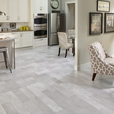 Interlock Pisos Wood Fit Floor Grey Waterproof Herringbone Click Plank Spc Flooring Vinyl Tile for Bathroom Floors Wood Look Lvt Click System PVC Rigid Flooring