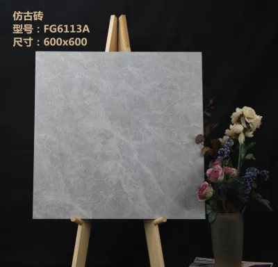 Wholesale Polished Glazed Porcelain Floor Tile Manufacture 60X60 Marble White Black Wall Tiles Price Living Room