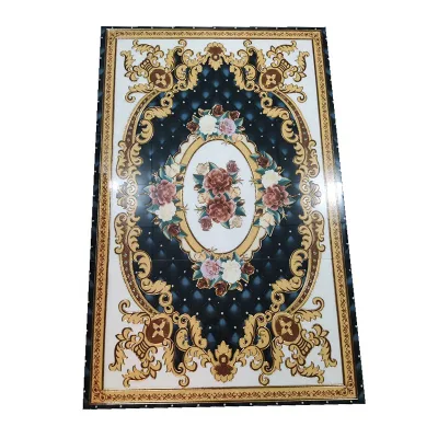 Foshan Factory 3D Full Body Glazed Polished Crystal Energy Floor Rangoli Decorative Ceramics Commercial Carpet Tiles