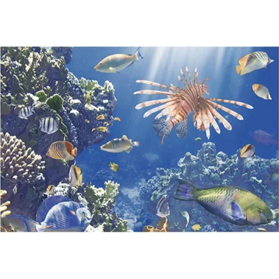 3D Ceramic Wall Tile in Sea