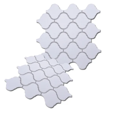 Arabesque Lantern Pattern Ceramic Mosaic Tiles for Wall Using Swimming Pool Mosaic Designs
