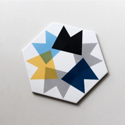 Acid-Resistant Ceramic Jla Kajaria Floor Tiles Price Kitchen Hexagon Tile
